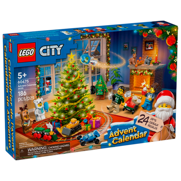 Constructor LEGO Advent Calendar Blue Numărul de piese 186, 5+ photo 1
