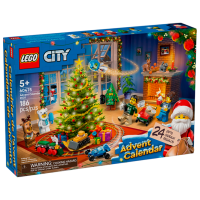 Constructor LEGO Advent Calendar Blue Numărul de piese 186, 5+