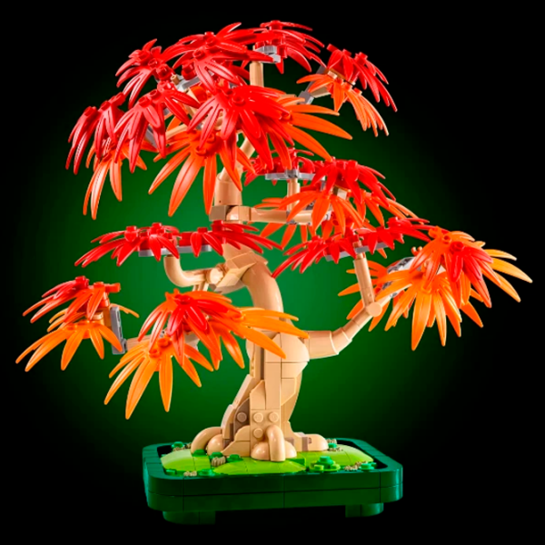 Constructor LEGO Japanese Red Maple Bonsai Tree Red Numărul de piese 474, 18+ photo 3