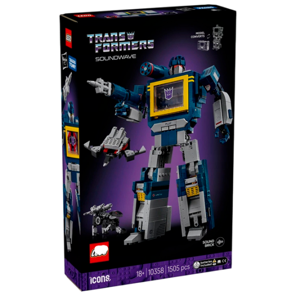 Constructor LEGO Soundwave Blue Numărul de piese 1505, 18+ photo 1