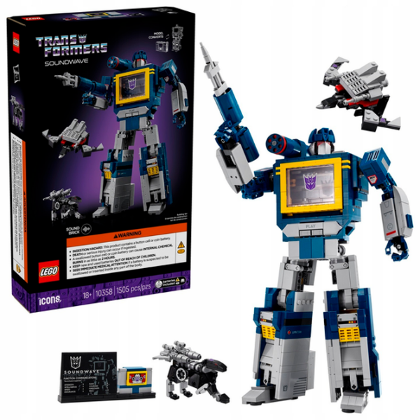 Constructor LEGO Soundwave Blue Numărul de piese 1505, 18+ photo 3
