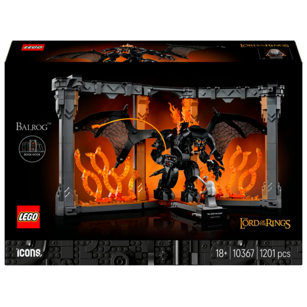 Constructor LEGO Balrog™ Book Nook Black Numărul de piese 1201, 18+ photo 1