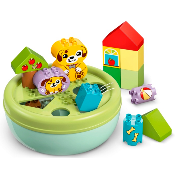 Constructor LEGO Shape Sorter: Puppy House Green Numărul de piese 17, 1.5+ photo 4