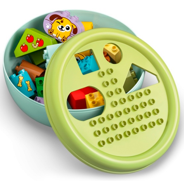 Constructor LEGO Shape Sorter: Puppy House Green Numărul de piese 17, 1.5+ photo 5