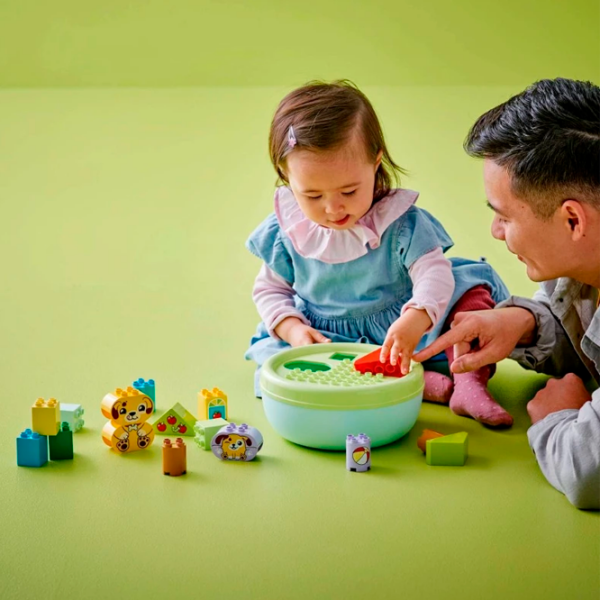 Constructor LEGO Shape Sorter: Puppy House Green Numărul de piese 17, 1.5+ photo 6