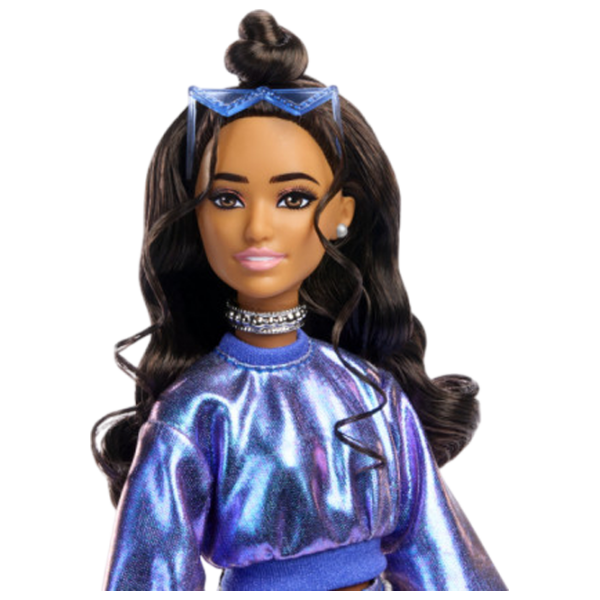 Păpușă Barbie Luminous Indigo model JFP42 3+ photo 2