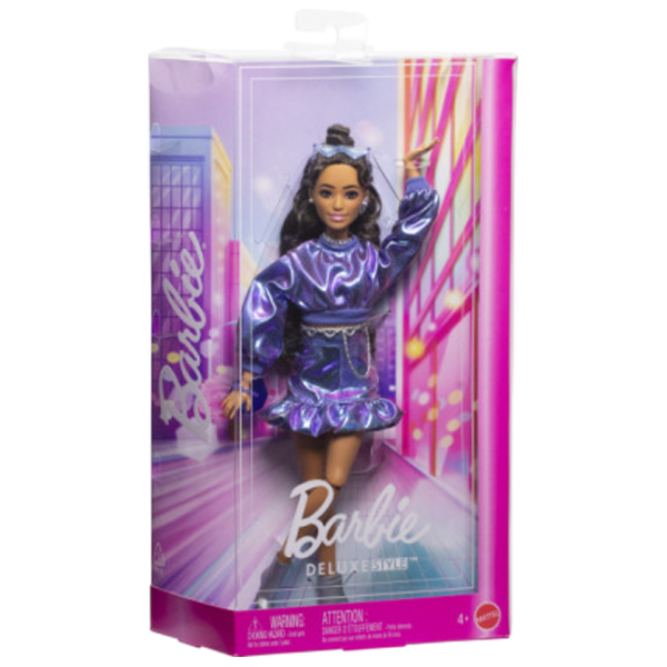 Păpușă Barbie Luminous Indigo model JFP42 3+ photo 5
