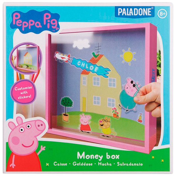 Копилка Paladone Peppa Pig Frame Money Box PP12785PP Розовый Для детей, 8+ photo 1