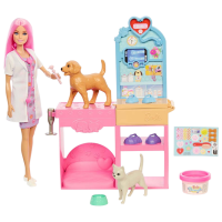 Set Barbie Veterinary Clinic model JFX93 3+