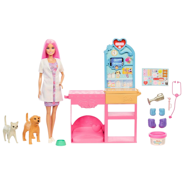 Set Barbie Veterinary Clinic model JFX93 3+ photo 2