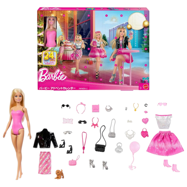 Set Barbie Style and beauty calendarul Adventului JFL63 3+ photo 1