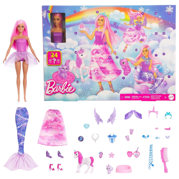Кукла Mattel Barbie адвент календарь JFL66 3+ photo 1