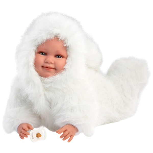 Păpușă Llorens Luka Sonrrisas Buzo Blanco bebeluș 74505 3+ photo 4