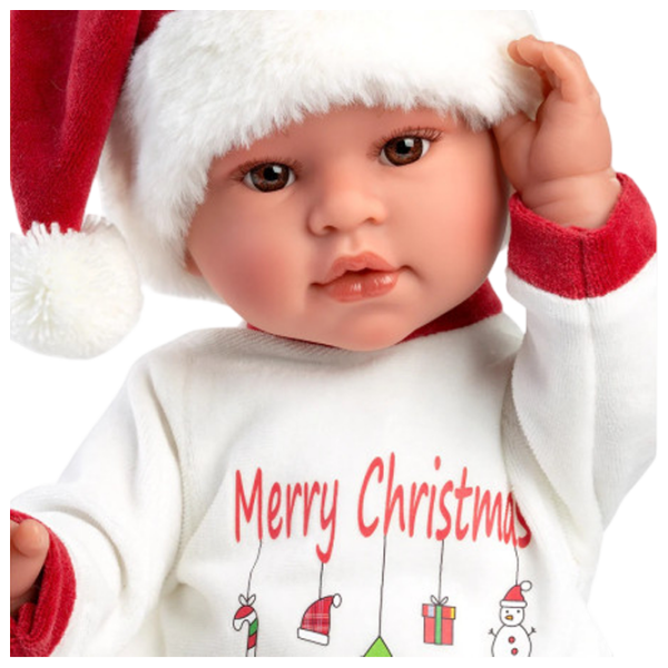 Кукла Llorens Leo Sonrisas Pijama-Merry Christmas малыш 74501 3+ photo 3