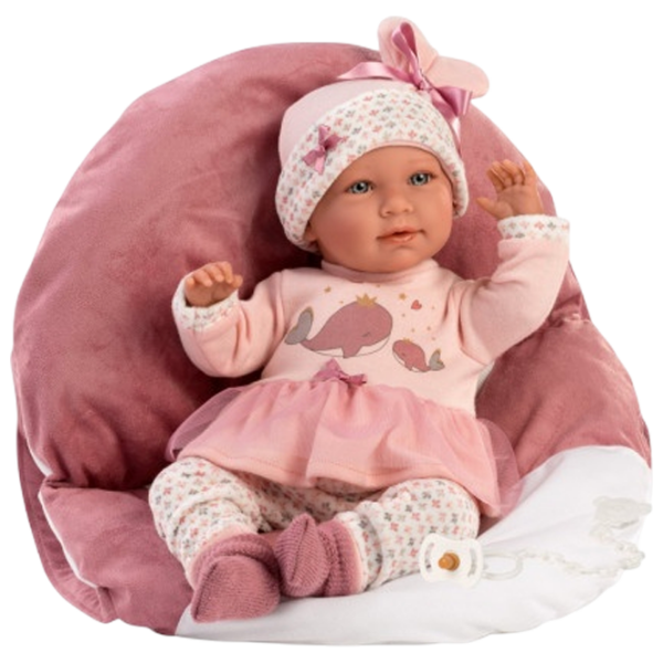 Păpușă Llorens Porta Bebe bebeluș 74014  3+ photo 2