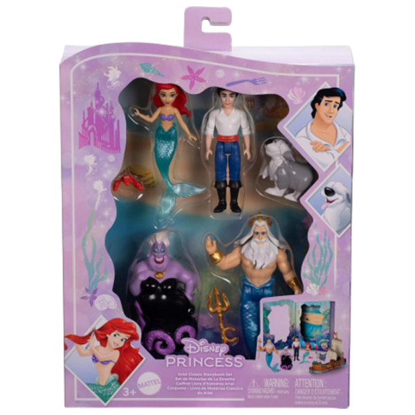 Set Mattel Ariel Mermaid Doll Story sirenă JBL32 3+ photo 5