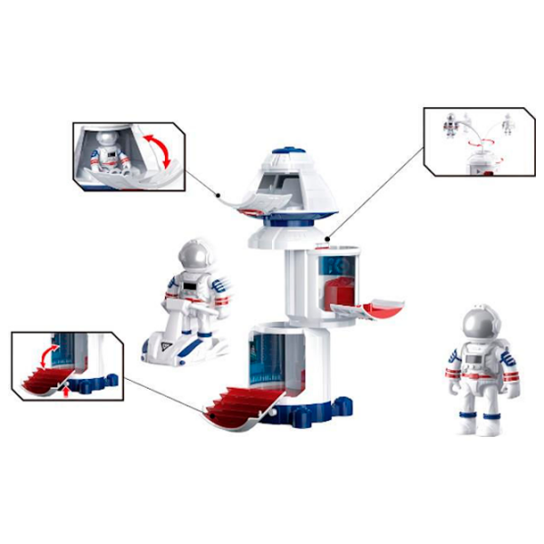 Jucărie interactivă Pioneer Explorarea Spațiului Stația Spațială WY891A White Pentru băieți, 3+ photo 3