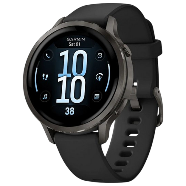 Ceas inteligent Garmin Venu 4 Black 1.2" | 41 mm | Oțel inoxidabil/Silicon
| 010-03013-02 photo 1