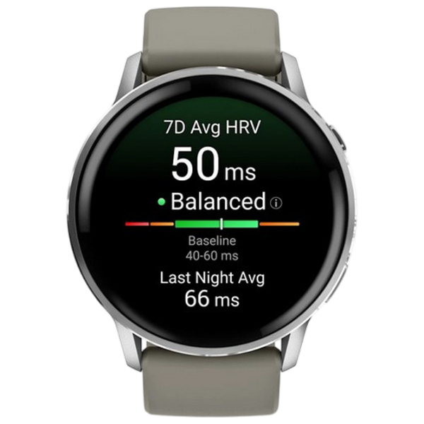 Умные часы Garmin Venu 4 Серебряный 1.4" | 45 мм | Нержавеющая сталь/Силикон
| 010-03014-01 photo 2