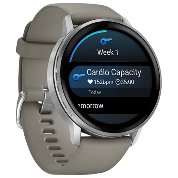 Умные часы Garmin Venu 4 Серебряный 1.4" | 45 мм | Нержавеющая сталь/Силикон
| 010-03014-01 photo 3