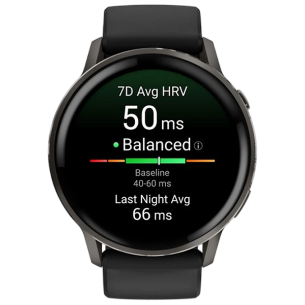 Ceas inteligent Garmin Venu 4 Black 1.4" | 45 mm | Oțel inoxidabil/Silicon
| 010-03014-00 photo 2