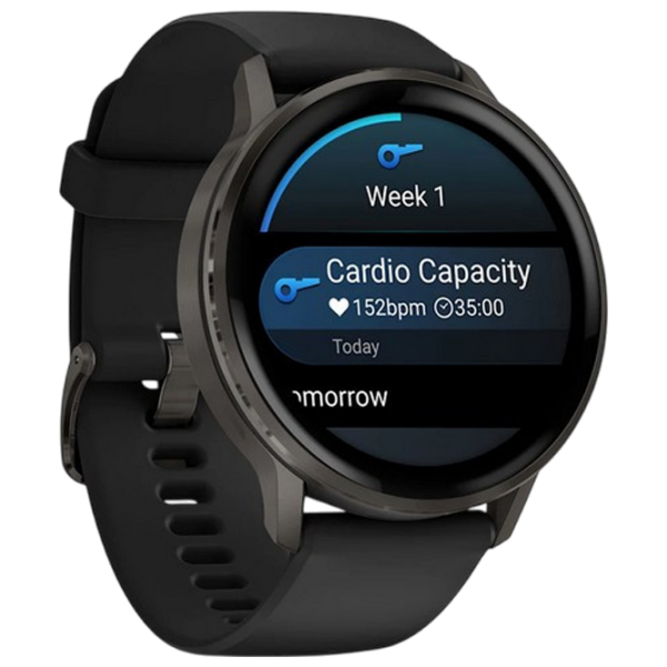 Ceas inteligent Garmin Venu 4 Black 1.4" | 45 mm | Oțel inoxidabil/Silicon
| 010-03014-00 photo 3