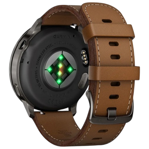 Ceas inteligent Garmin Venu 4 Black 1.4" | 45 mm | Oțel inoxidabil/Piele
| 010-03014-03 photo 4