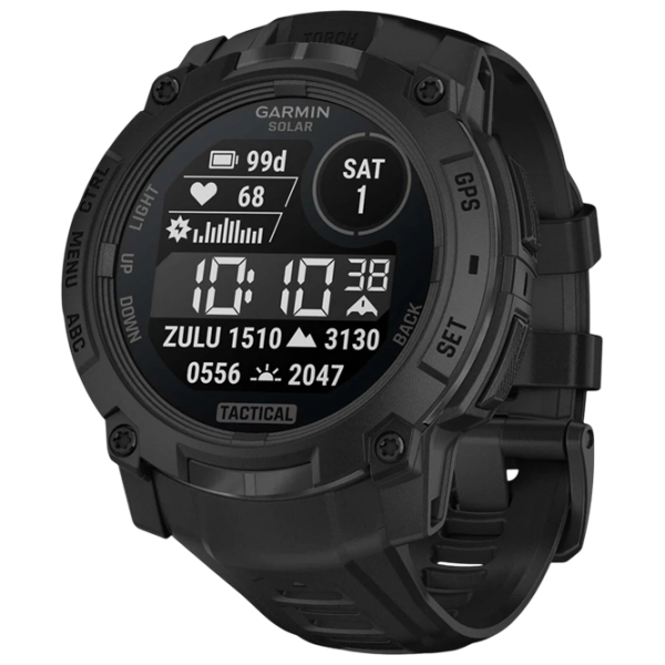 Ceas inteligent Garmin Instinct 3 Solar Black 1.1" | 50 mm | Fibră polimerică durabilă/Silicon
| 010-02935-50 photo 1