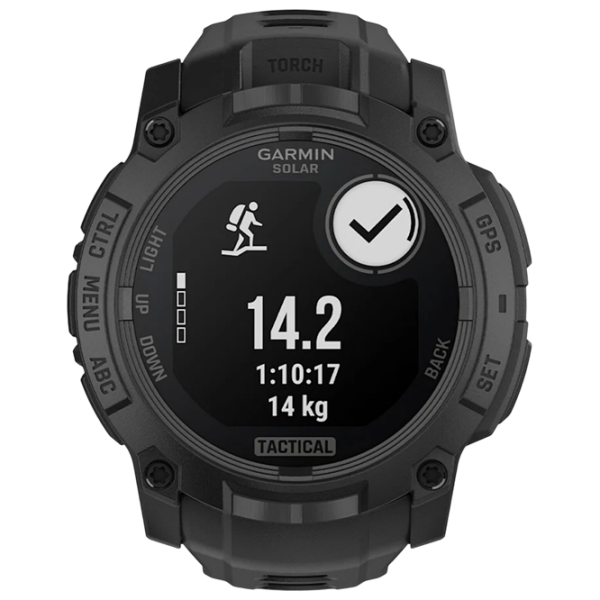 Ceas inteligent Garmin Instinct 3 Solar Black 1.1" | 50 mm | Fibră polimerică durabilă/Silicon
| 010-02935-50 photo 2