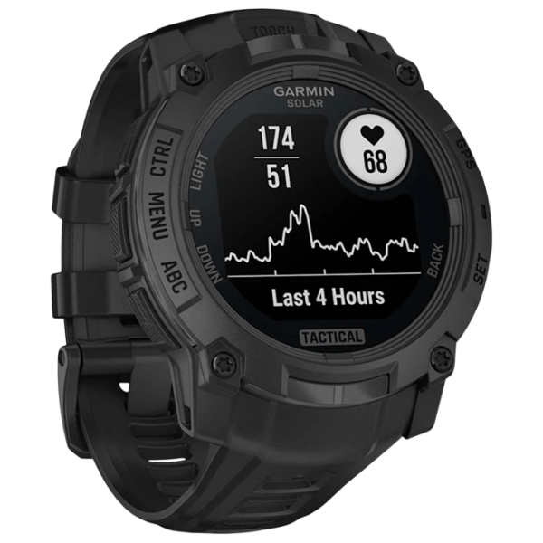 Ceas inteligent Garmin Instinct 3 Solar Black 1.1" | 50 mm | Fibră polimerică durabilă/Silicon
| 010-02935-50 photo 3