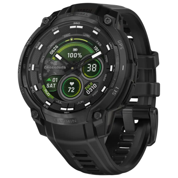Умные часы Garmin Instinct Crossover Черный 1.2" | 23 мм | Нержавеющая сталь/Силикон
| 010-03398-02 photo 1