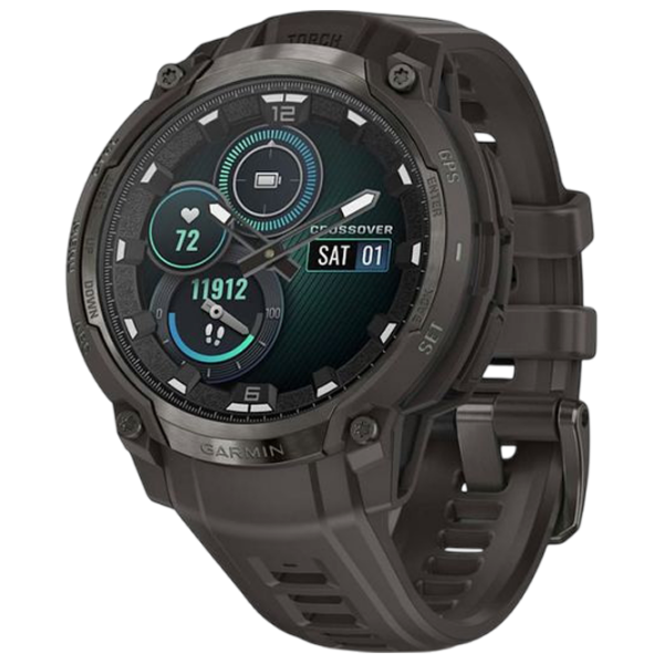 Ceas inteligent Garmin Instinct Crossover Charcoal 1.2" | 23 mm | Oțel inoxidabil/Silicon
| 010-03398-00 photo 1