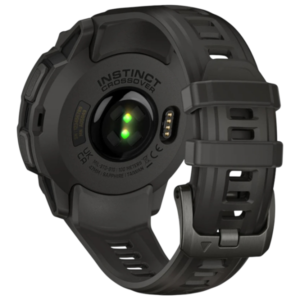 Ceas inteligent Garmin Instinct Crossover Charcoal 1.2" | 23 mm | Oțel inoxidabil/Silicon
| 010-03398-00 photo 4