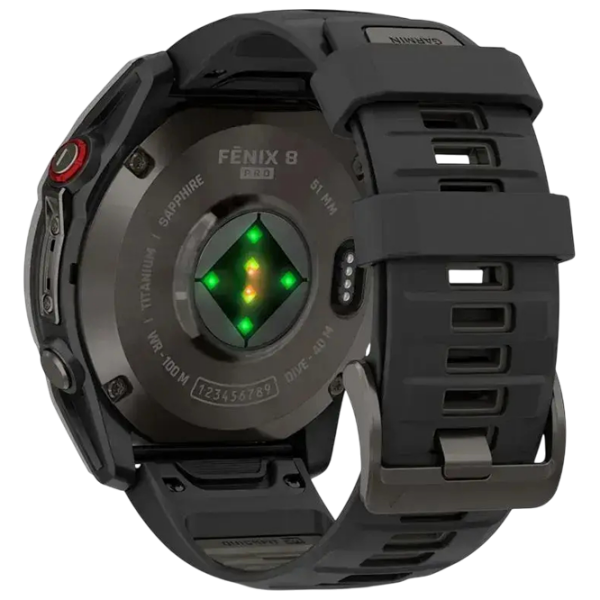 Ceas inteligent Garmin Fenix 8 Pro Grey 1.4" | 51 mm | Titan/Silicon
| 010-03199-01 photo 4