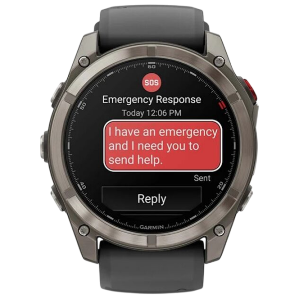 Ceas inteligent Garmin Fenix 8 Pro Graphite 1.4" | 51 mm | Titan/Silicon
| 010-03199-11 photo 2