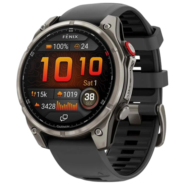 Умные часы Garmin Fenix 8 Pro Графит 1.4" | 47 мм | Титан/Силикон
| 010-03198-11 photo 1