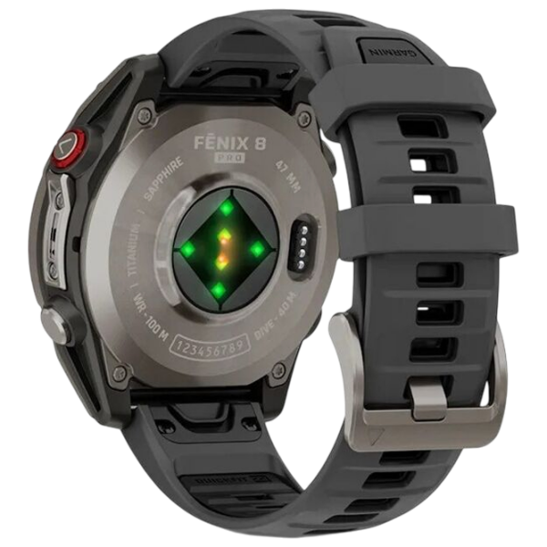 Умные часы Garmin Fenix 8 Pro Графит 1.4" | 47 мм | Титан/Силикон
| 010-03198-11 photo 4