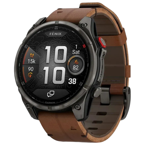 Ceas inteligent Garmin Fenix 8 Pro Gray 1.4" | 47 mm | Titan/Piele
| 010-03198-40 photo 1