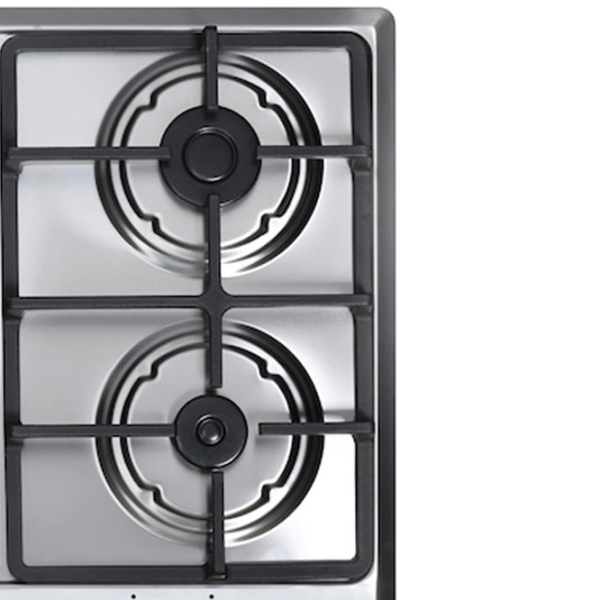 Plită încorporabilă pe gaz HAUSBERG HB-556IN Inox Inox, Gratare: Fontă photo 1