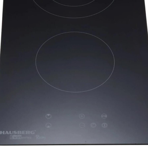 Plită încorporabilă electrică HAUSBERG HB-1536 Black Vitroceramică, 3200 W, Hi-light photo 2