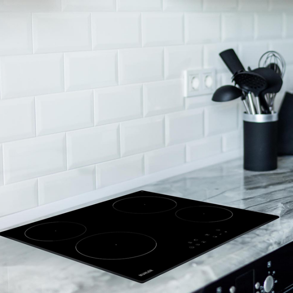 Plită încorporabilă cu inducție Muhler CHP41 Black Vitroceramică, 6000 W photo 2