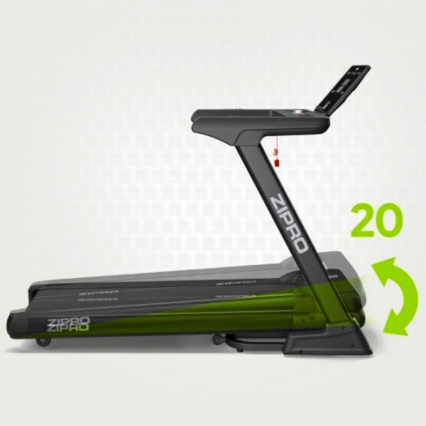 Bandă de alergat Zipro Sigma Black 140 kg, 20 km/h photo 8