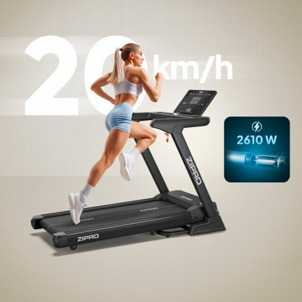 Bandă de alergat Zipro Sigma Black 140 kg, 20 km/h photo 10