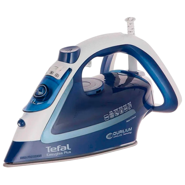 Fier de călcat Tefal FV5770E0 Blue 2700 W, 50 g/min, 0.27 l, Metal photo 1