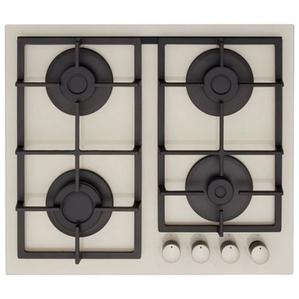 Plită încorporabilă pe gaz Lanova 116400C5C2425 FFD Beige Oțel emailat, Gratare: Fontă photo 1