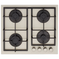 Plită încorporabilă pe gaz Lanova 116400C5C2425 FFD Beige Oțel emailat, Gratare: Fontă