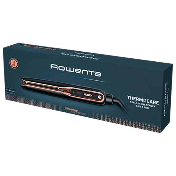 Placă de îndreptat părul Rowenta SF8120F0 Black De îndreptat / Ceramică / 210 °C photo 6