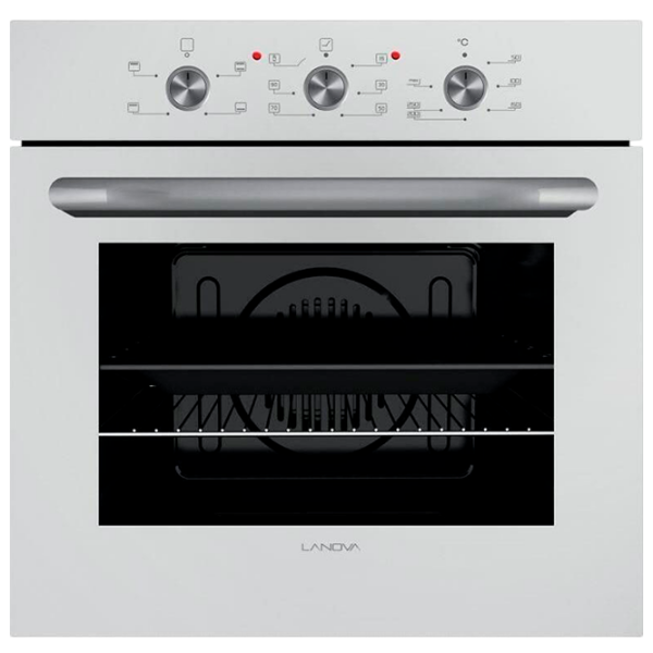 Cuptor încorporabil Lanova 2106W01 White A, 66 l photo 1