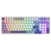Tastatură Proove Gaming Slicker White Gaming, Fără fir