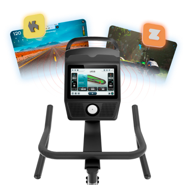 Bicicletă fitness Insportline ZenRoute 1200 Black , 150 kg photo 2